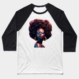 African Lady Baseball T-Shirt